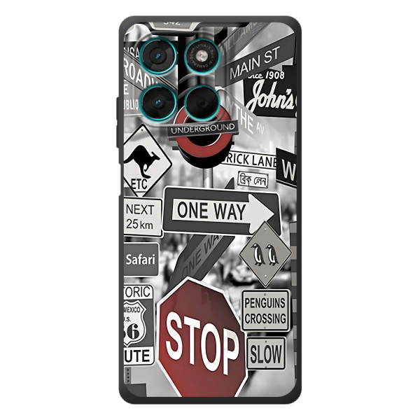 Яркие Чехлы с картинками для Motorola Moto G77 – Знаки