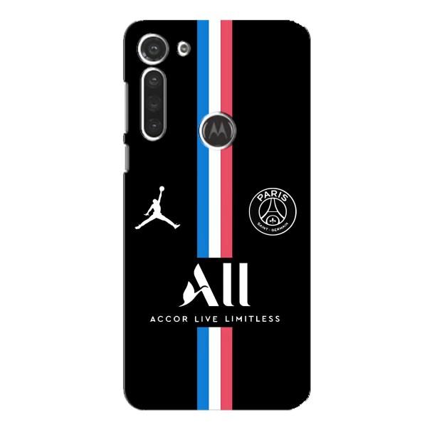 Чохли PSG для Motorola MOTO G8 (AlphaPrint) – футболка ПСЖ