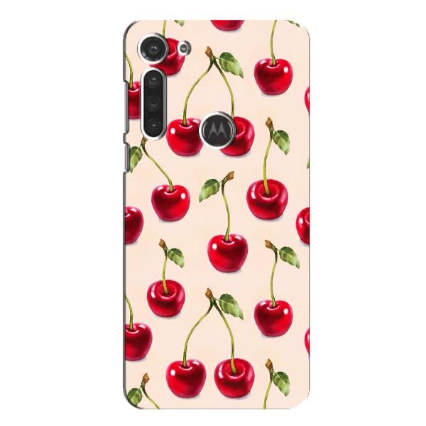 Чохли з фруктами для Motorola MOTO G8 (VPrint) – Черешня