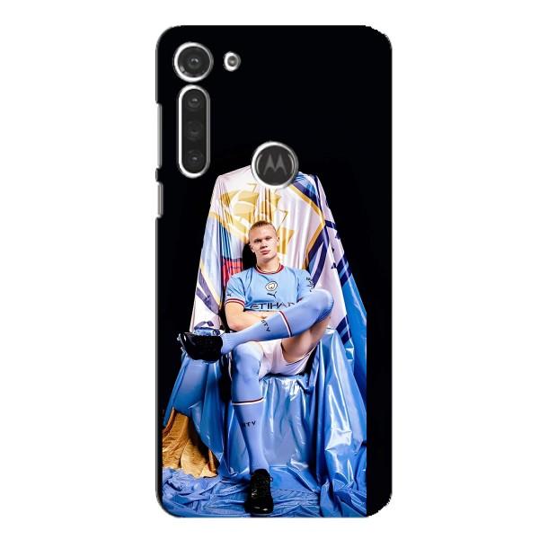 Чехлы с футболистом Ерлинг Холанд для Motorola MOTO G8 (AlphaPrint) – футболист Холанн