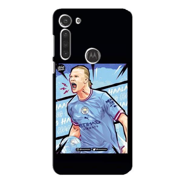 Чехлы с футболистом Ерлинг Холанд для Motorola MOTO G8 (AlphaPrint) – гол Эрлинг Холланд