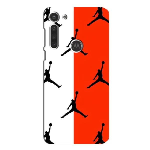 Чехлы для Motorola MOTO G8 - с картинкой JORDAN (AlphaPrint) – Лого Джордан