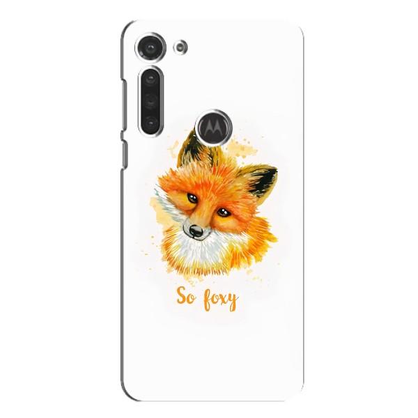 Чохли з картинкою Лисичка для Motorola MOTO G8 (VPrint) – Дівчинка Лиса
