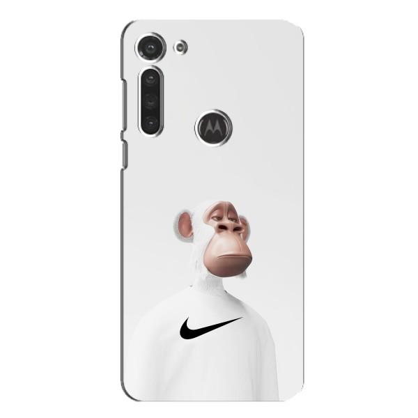Чехлы с Обезьянами NFT для Motorola MOTO G8 (AlphaPrint) – обезьяна NFT Nike