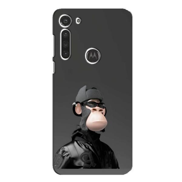 Чехлы с Обезьянами NFT для Motorola MOTO G8 (AlphaPrint) – стильная обезьяна NFT