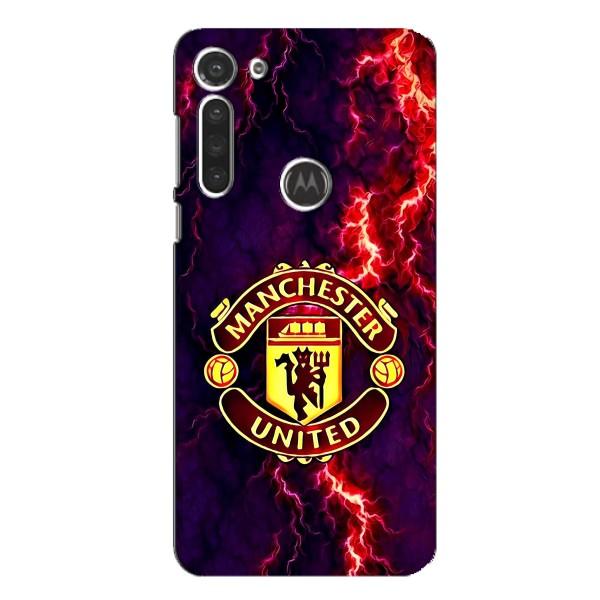 Чехол Манчестер Юнайтед для Мото G8 (AlphaPrint) – огненный Манчестер