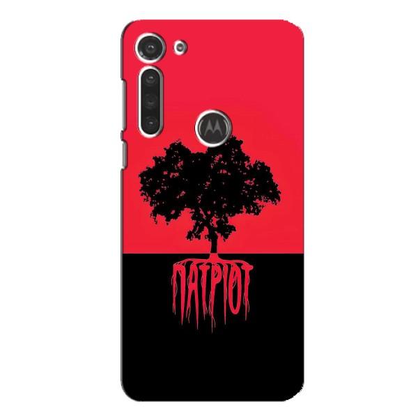 Украинские Чехлы для Motorola MOTO G8 с картинкой УПА (AlphaPrint) – Патріот