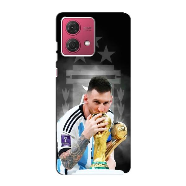 Чехлы для Motorola MOTO G84 (Leo чемпион) (AlphaPrint) – Месси Чемпион