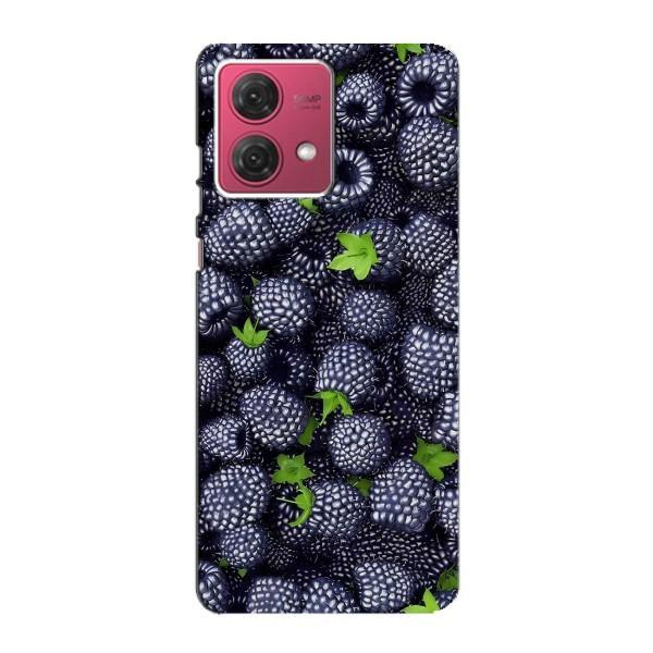 Чехлы с Фруктами для Motorola MOTO G84 (VPrint) – Ежевика