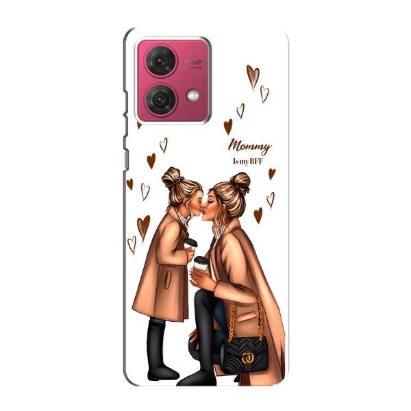 Чохол з друком для Motorola MOTO G84 - (Мама з дитинкою) (AlphaPrint) – Донька і мама