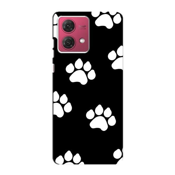 Чехлы с собаками для Motorola MOTO G84 (VPrint) – Следы собаки
