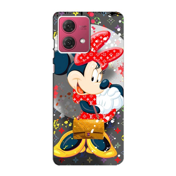Чохол Disney Mouse Motorola MOTO G84 (PREMIUMPrint) – Minni з бантіком