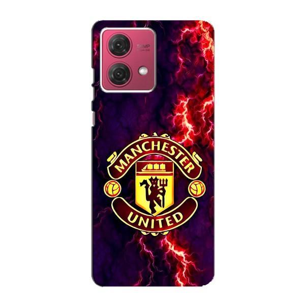 Чохол Манчестер Юнайтед для Моторола МОТО G84 (AlphaPrint) – вогняний Манчестер