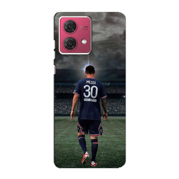 Чехол Месси футболист для Motorola MOTO G84 – Месси в ПСЖ