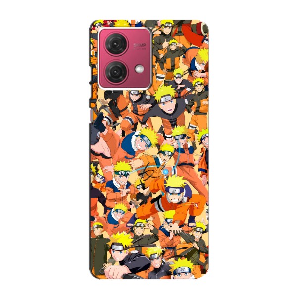 Чохли з принтом НАРУТО на Motorola MOTO G84 – Коллаж Наруто
