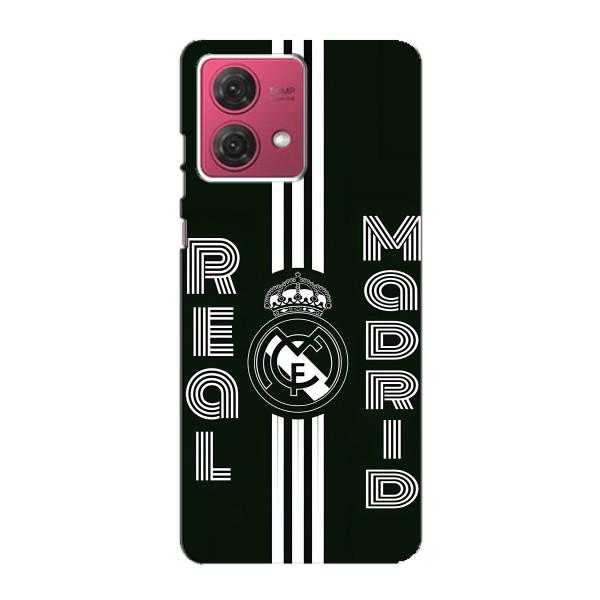 ФК Реал Мадрид чохли для Motorola MOTO G84 (AlphaPrint) – чорно білий Реал