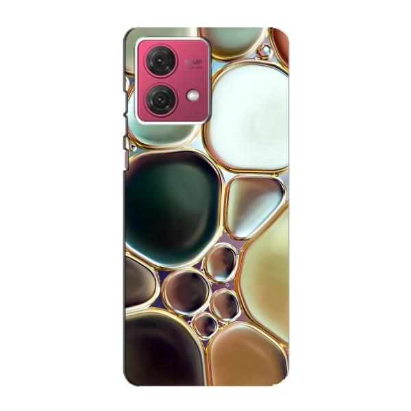 Мраморний чехол на Motorola MOTO G84 (VPrint) – Радужний Мрамор