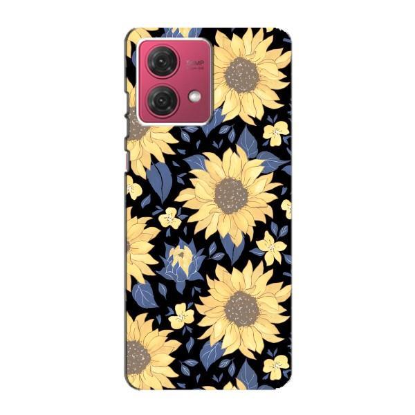 Чехлы с тематикой "ЦВЕТЫ" на Motorola MOTO G84 – красивые цветы
