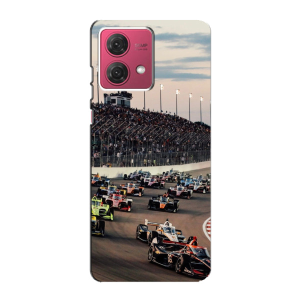 Чехол с прнтом Формула 1 на Motorola MOTO G84 – Гонка Формула-1