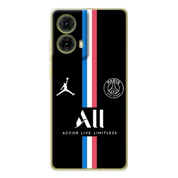 Чохли PSG для Motorola MOTO G85 (AlphaPrint) – футболка ПСЖ