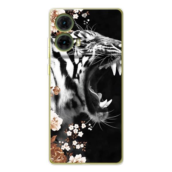 Чохли з картинкою животних Motorola MOTO G85 – Стильний ТИГР