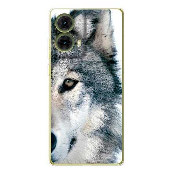 Чохли з картинкою животних Motorola MOTO G85 – Вовк