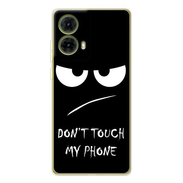 Чохол для Мото G85 - (AlphaPrint) з принтом (ТОП продажів) – Dont Touch