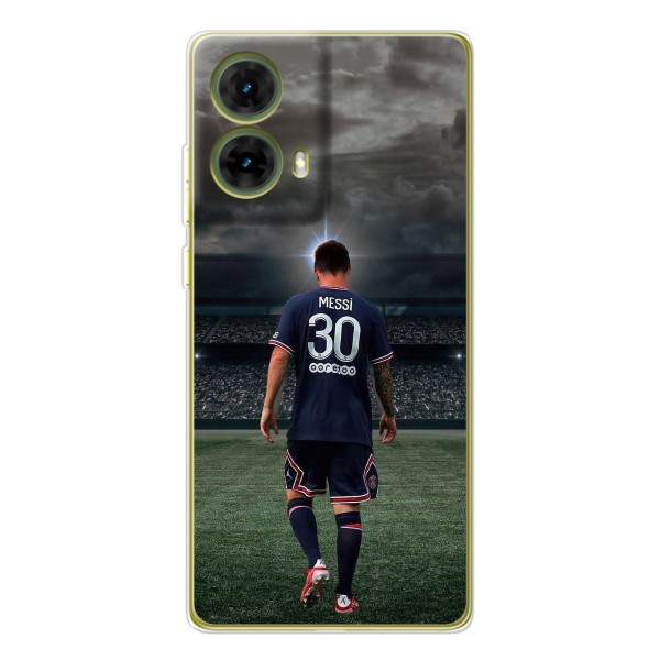 Чехол Месси футболист для Motorola MOTO G85 – Месси в ПСЖ