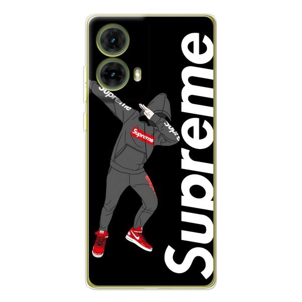 Чехол для Motorola MOTO G85 с картинкой Supreme (AlphaPrint)