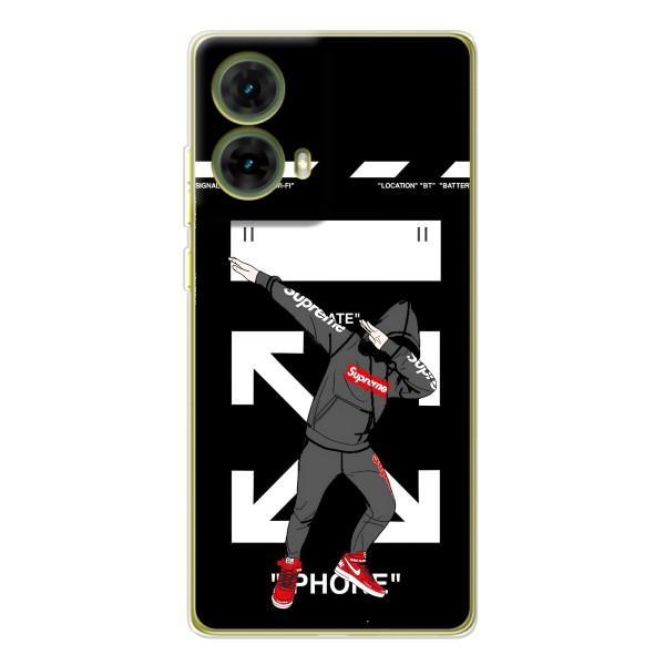 Чехол для Motorola MOTO G85 с картинкой Supreme (AlphaPrint)