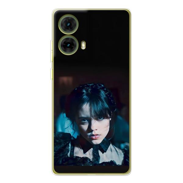 Чохли Венсдей на Motorola MOTO G85 Уенсдей (AlphaPrint) – погляд Венздей