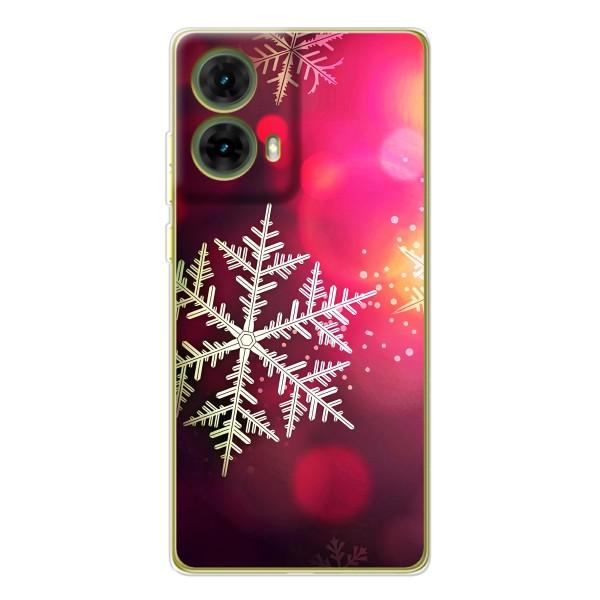 Новорічні Чохли для Мото G85 (VPrint) – Сніжинка