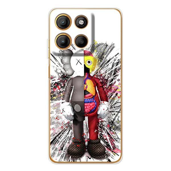 Чохли для Motorola MOTO G86 Power - Bearbrick Louis Vuitton (PREMIUMPrint) – Беарбрік