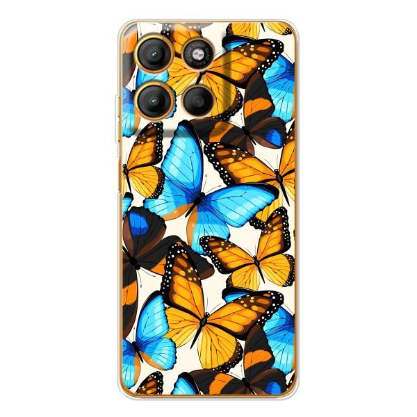 Чохол з принтом для Мото Джі85 Павер - (Прикольні) (AlphaPrint) – Яскраві метелики