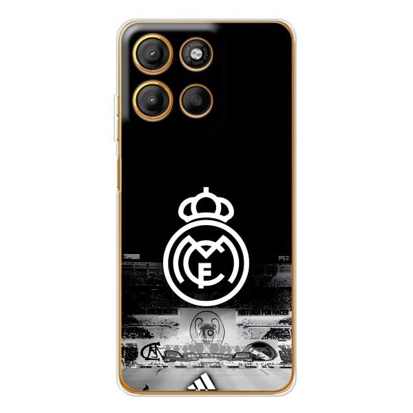 ФК Реал Мадрид чехлы для Motorola MOTO G86 Power (AlphaPrint) – эмблема Реал Мадрид