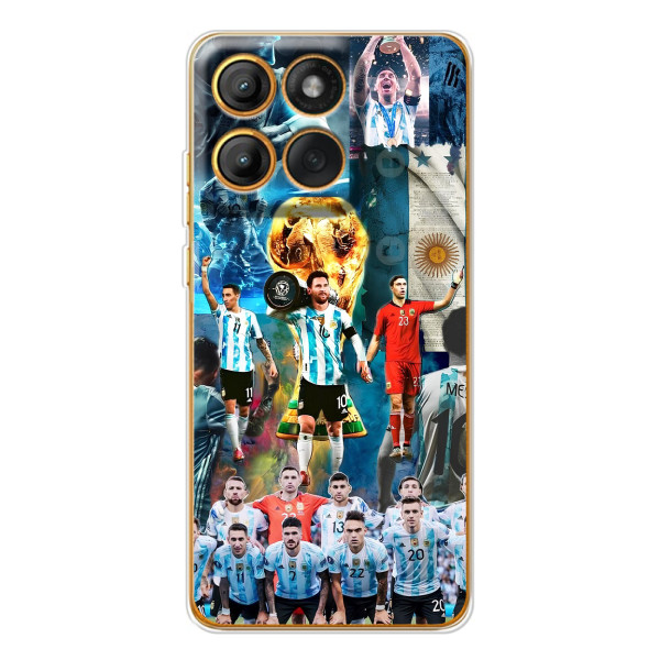 Чехлы Месси для Motorola MOTO G86 (AlphaPrint) – Аргентина Месси