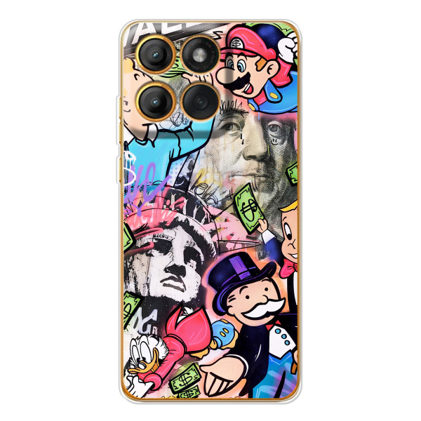 Чехлы с крутыми принтами для Motorola MOTO G86 - (PREMIUMPrint) – Monopoly man