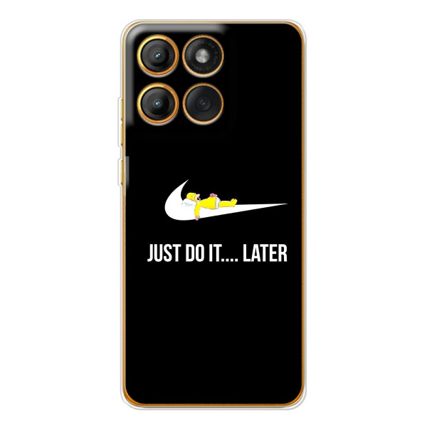 Чохол з логтипом Найк на Motorola MOTO G86 – Nike just do it