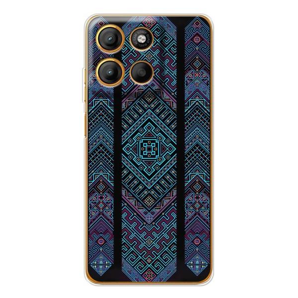 Силиконовый Чехол на Motorola MOTO G86 – Крутой орнамент