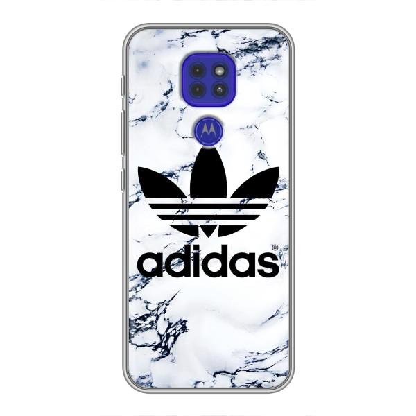 Чехлы Адидас для Motorola MOTO G9 Play (AlphaPrint) – Адидас на мраморе