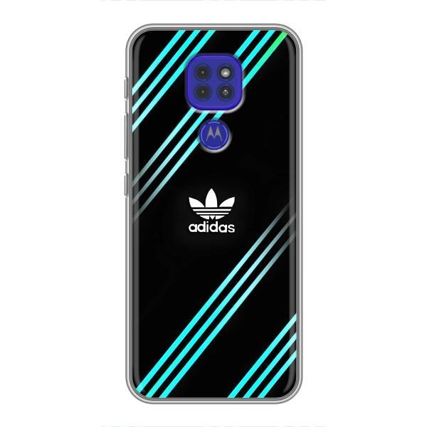 Чехлы Адидас для Motorola MOTO G9 Play (AlphaPrint) – Адидас с полосами