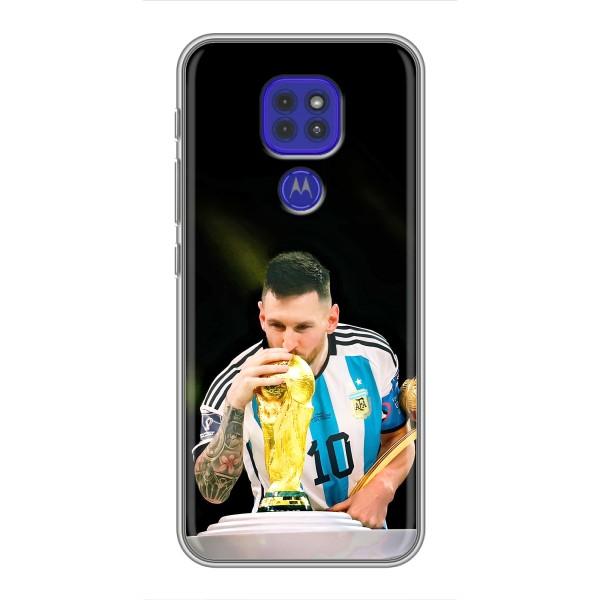 Чохли для Motorola MOTO G9 Play (Leo чемпіон) (AlphaPrint) – Кубок Мессі