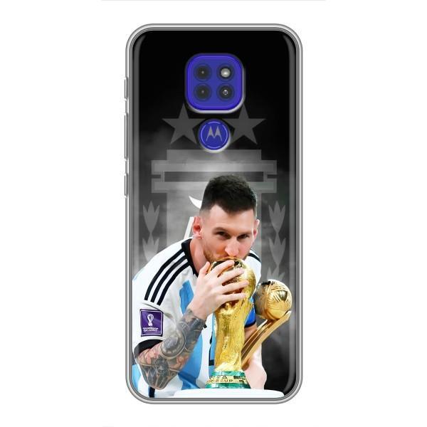 Чохли для Motorola MOTO G9 Play (Leo чемпіон) (AlphaPrint) – Мессі Чемпіон
