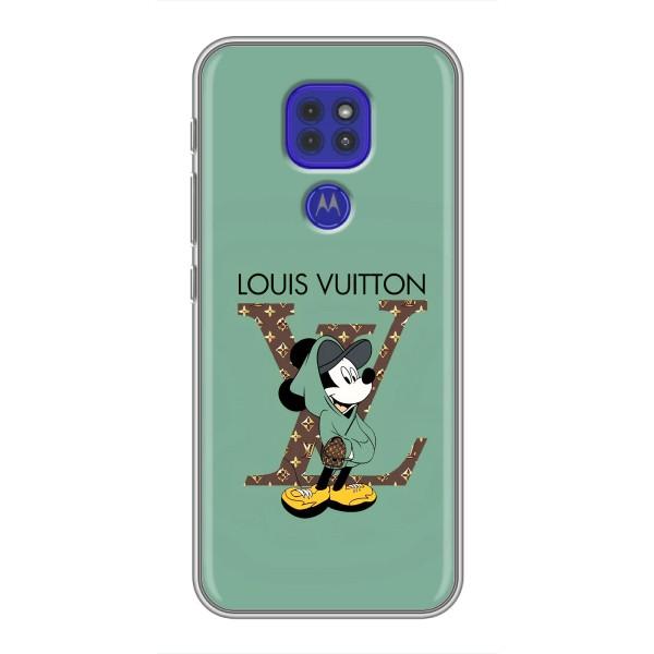 Чохли Луі Вітон для Motorola MOTO G9 Play (AlphaPrint - LOUIS VUITTON) – Міккі Маус LV