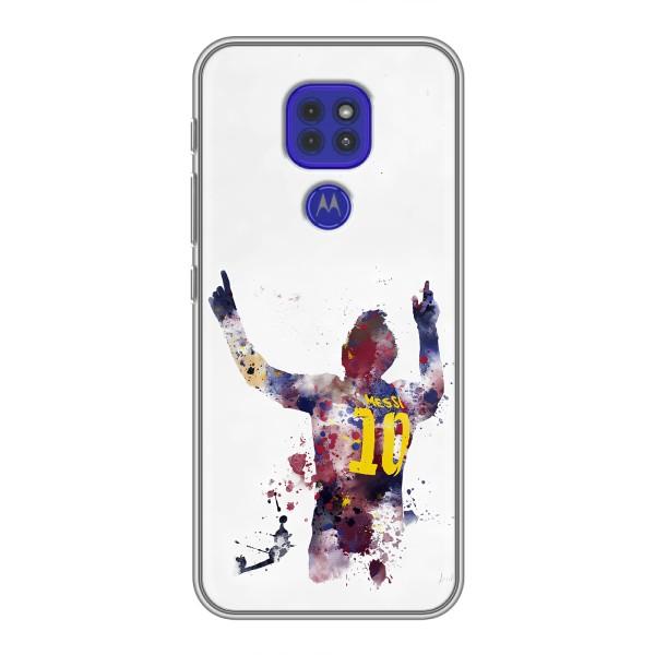 Чехлы Месси для Motorola MOTO G9 Play (AlphaPrint) – Messi Barca