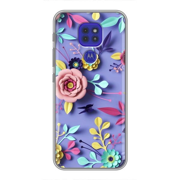 Чохли з квітами для Motorola MOTO G9 Play (VPrint) – Дизайн квітів