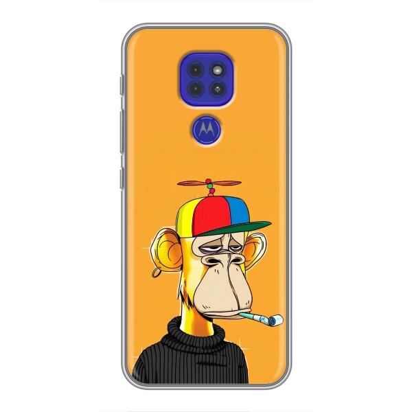 Чехлы с Обезьянами NFT для Motorola MOTO G9 Play (AlphaPrint) – Скучающая Обезьяна NFT