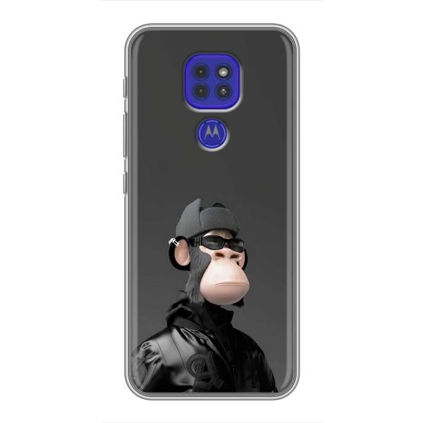 Чехлы с Обезьянами NFT для Motorola MOTO G9 Play (AlphaPrint) – стильная обезьяна NFT