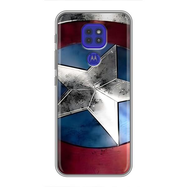 Чохол МАРВЕЛ для Моторола МОТО Г9 Плей (AlphaPrint) – Щит Капітана Америки