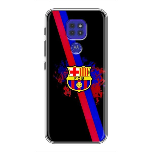 Чехол для Motorola MOTO G9 Play (Барселона) – Лого Барсы